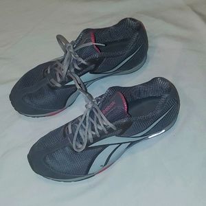 Reebok Slimtone Sneakers Womens Size 8 Gray Pink Tennis Shoes Slim Tone